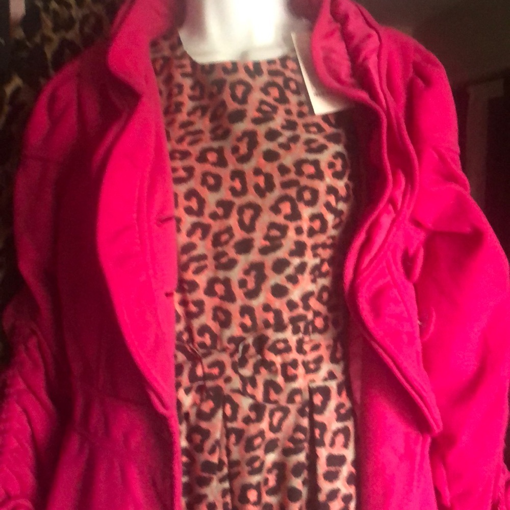 Pink Leopard Print dress